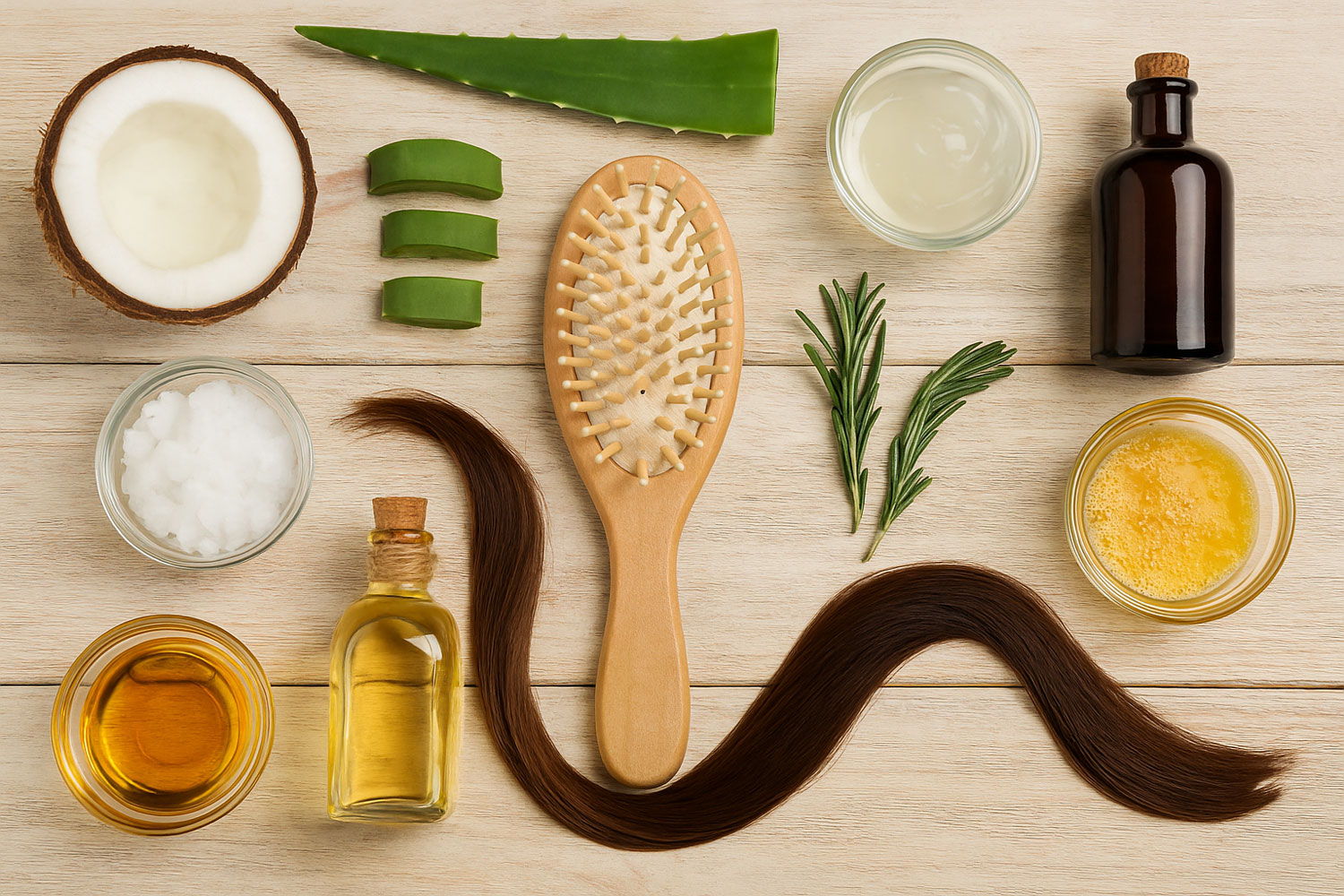 Remedios naturales para el cuidado del cabello